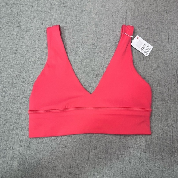 Lululemon Align V-Neck Bra A/B Cup Glazed Pink Size 8 NWT - Picture 4 of 10